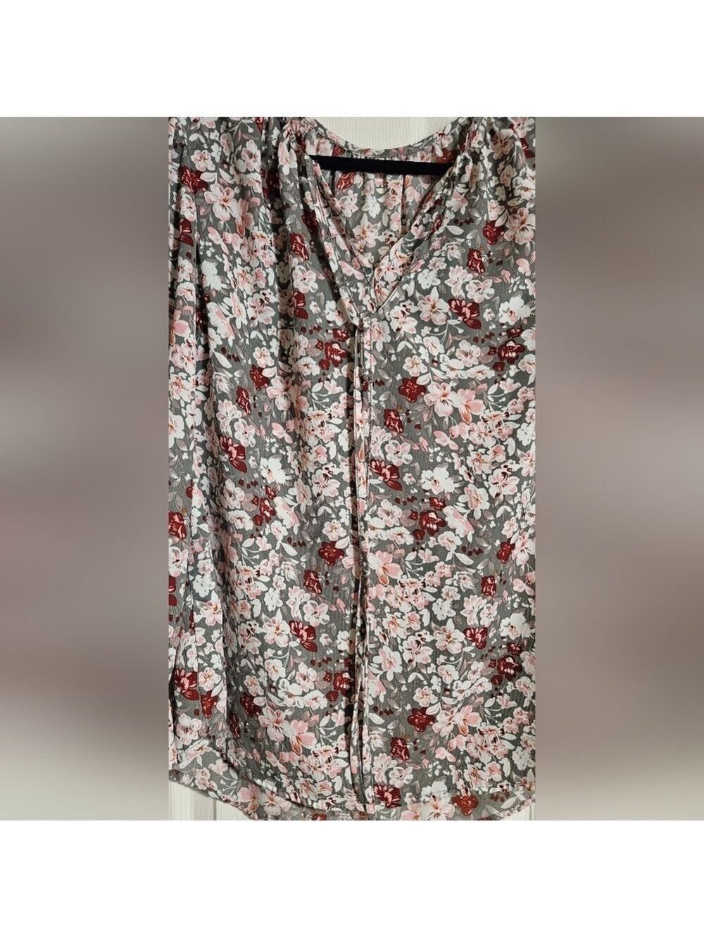 Cottagecore Floral Peasant Style Women's Top XL - Picture 4 of 5